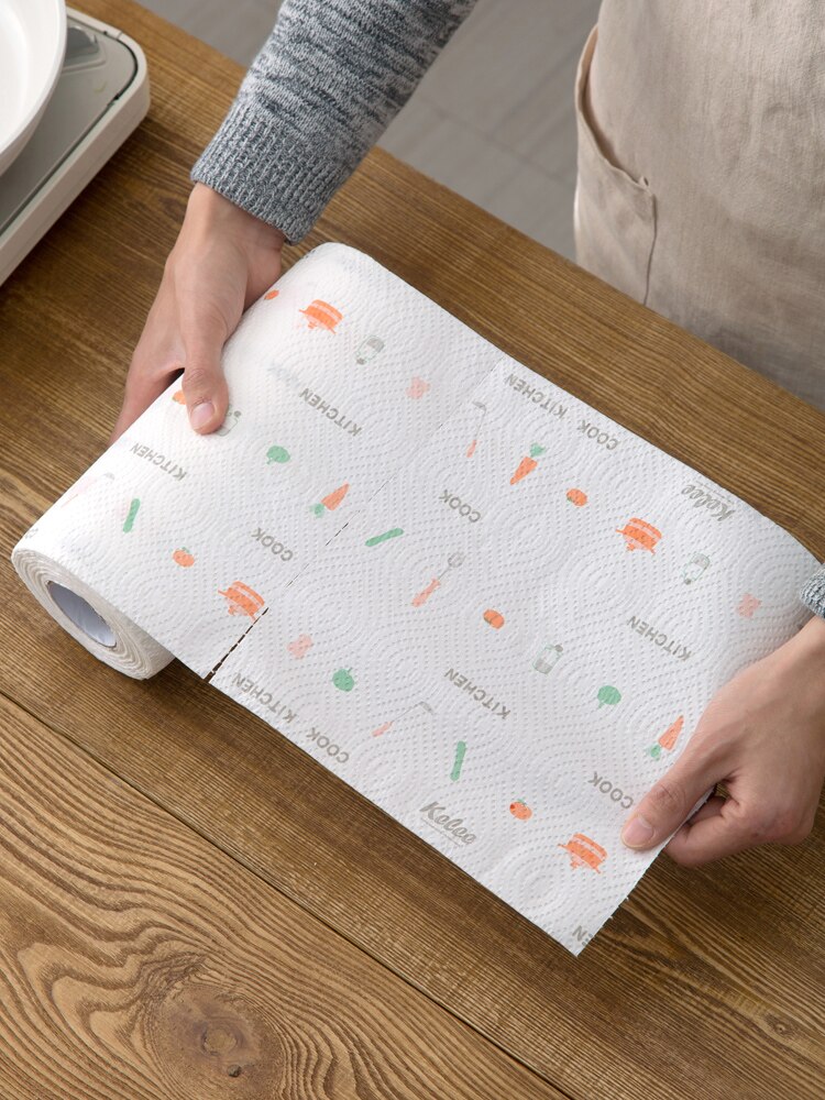 Good home kitchen absorbent paper, dry and wet dual purpose breakpoint , multi-purpose, strong cleaning