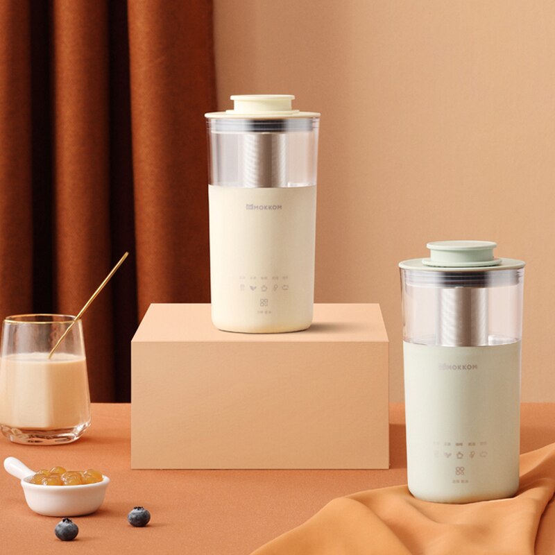 5 In 1 Draagbare Elektrische Koffiezetapparaat Multictional Melk Thee Machine Melkopschuimer Automatische Thee Maker Diy Melk Thee Kantoor 350Ml