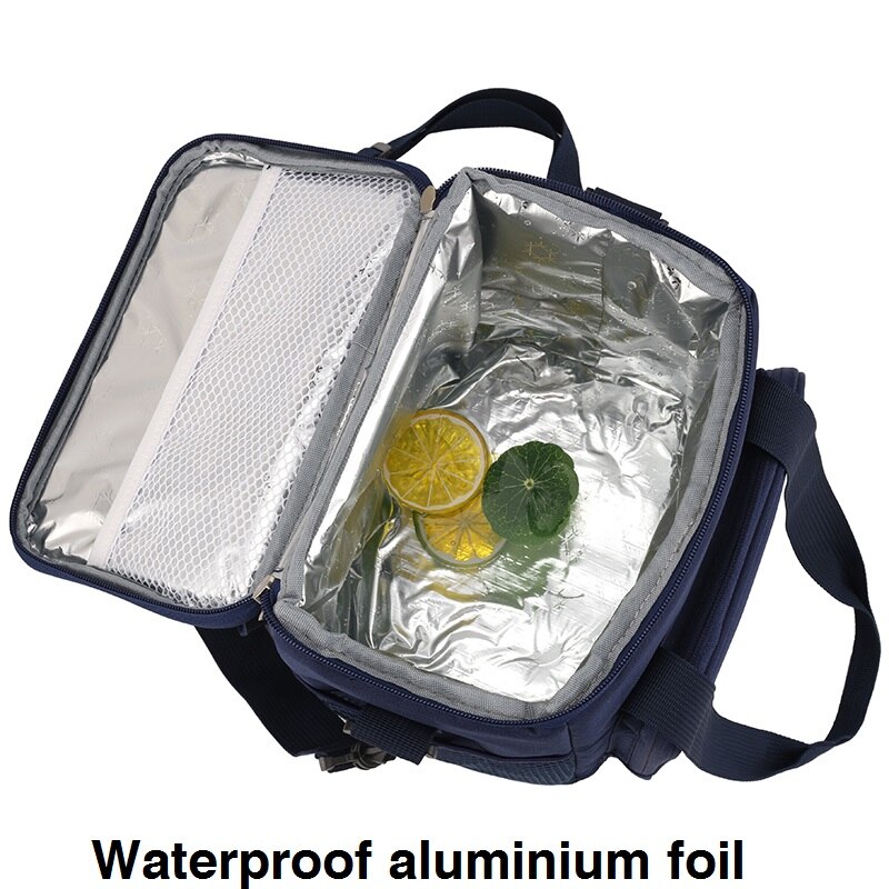 Sac isotherme de pique-nique Portable, en aluminium, épais, étanche, isolé, thermo-alimentaire