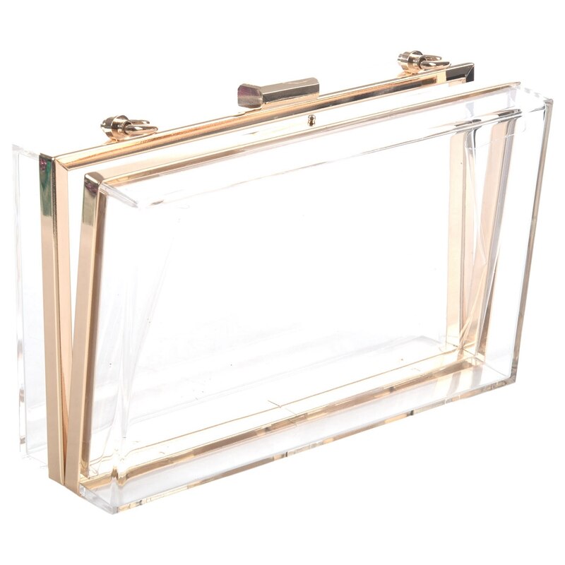 Süße, durchsichtige acryl-Kupplung, umhängetasche, abendtasche für damen