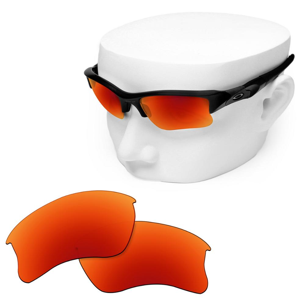 OOWLIT Polarisierte Ersatz Linsen von Feuer verrotten Spiegel für-Oakley Flak Jacke XLJ Sonnenbrille