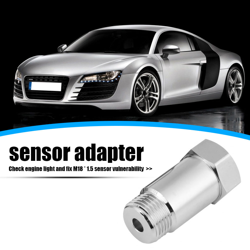 M18X1.5 Oxygen O2 Sensor Extender Car CEL Fix Check Engine Light Eliminator Adapter Converter O2 Oxygen Sensor Spacer