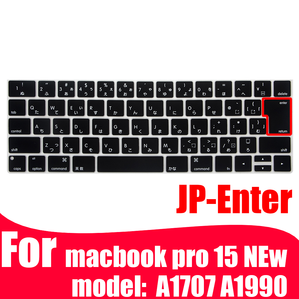 Japanese Laptop keyboard cover protector for macbook pro13 A2159A2289 For macbook air13 A2179 A1932 Keyboard case laptop skin: A1707 A1990