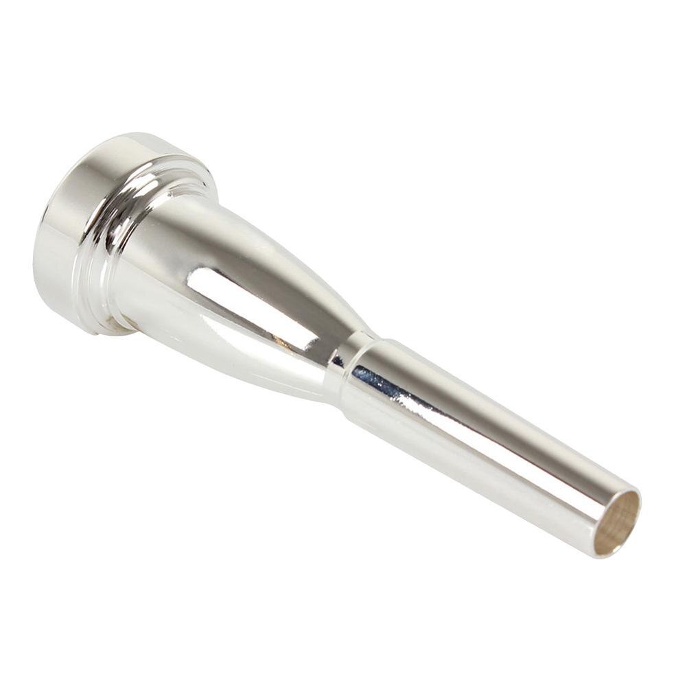 SLADE Zilver Goud 3C Size koperlegering Trompet Mondstuk voor Yamaha Bach Trompet Messing Instrument Vervanging Accessoires: Silver