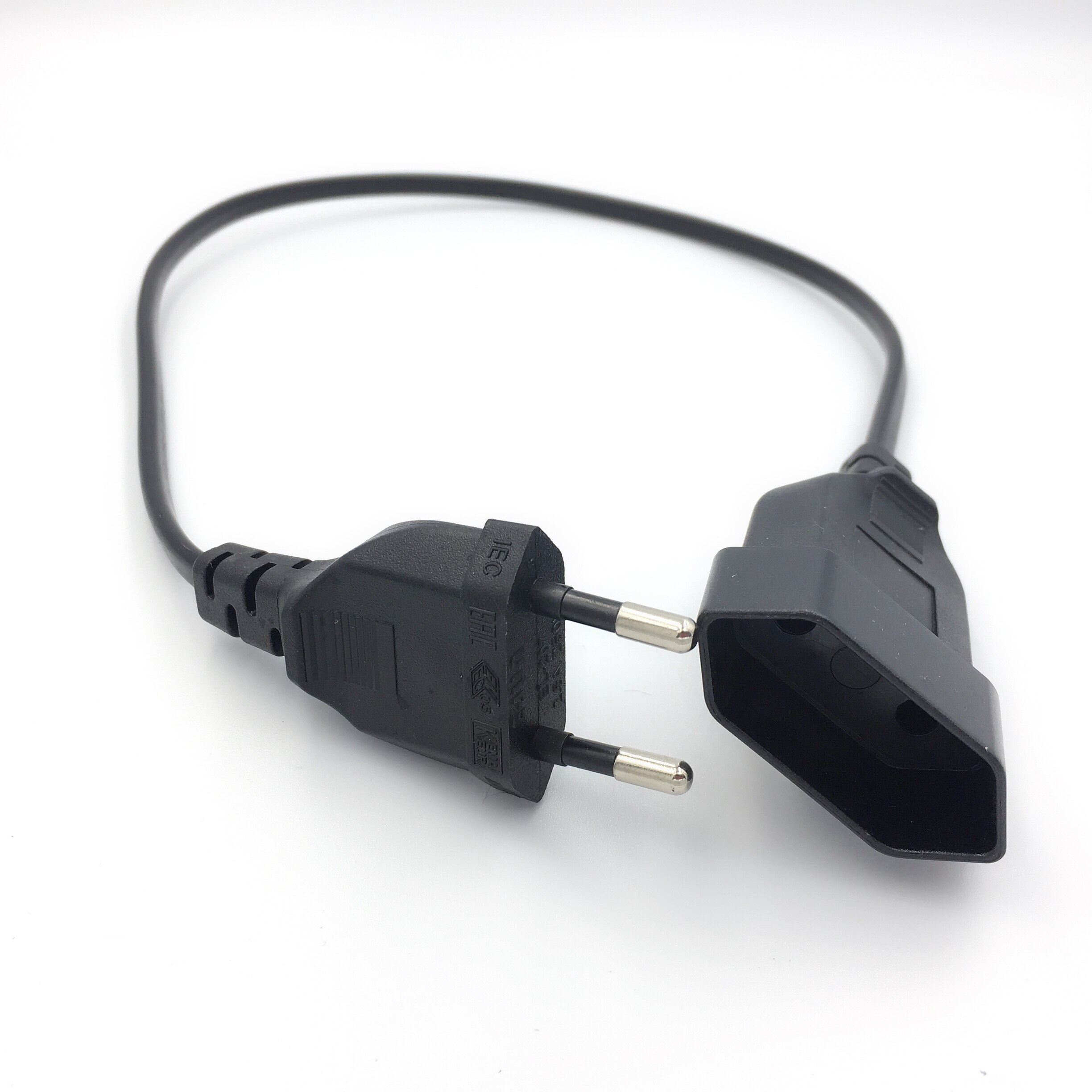 Europese Eu 2 Prong Man-vrouw Verlengsnoer Kabel Voor Pc Computer Pdu Ups 0.5M/1M/2M/3M/4M/5M
