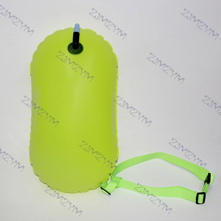 1 stücke Lagerung Float Tasche Aufblasbare Sicherheit Schwimmen Bojen Sport Lifeguard Mit Gürtel Schwimm Surfen Lebensrettende Drift Tasche: yellow