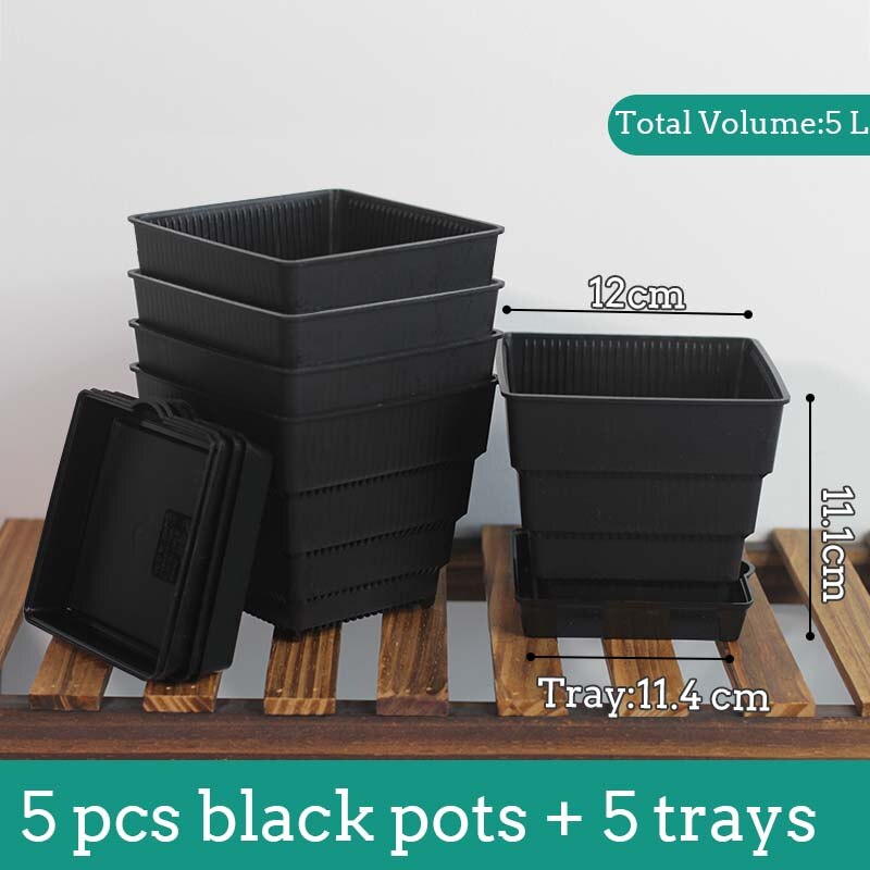 Pot en maille 6cm 7 cm 10 cm 12 cm 15 cm Pots succulents Lithops Jardinière de cactus Pot de fleur en plastique Bon Drainage avec trous d'air: jaune clair
