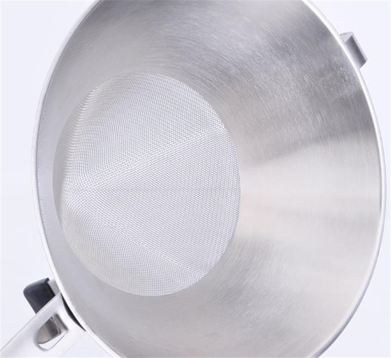 Bar Tool 304 Stainless Steel Slip Yarn Mesh big Funnel with handle Conical Filter Cone Funnel Shot coffee residue Filter Screen