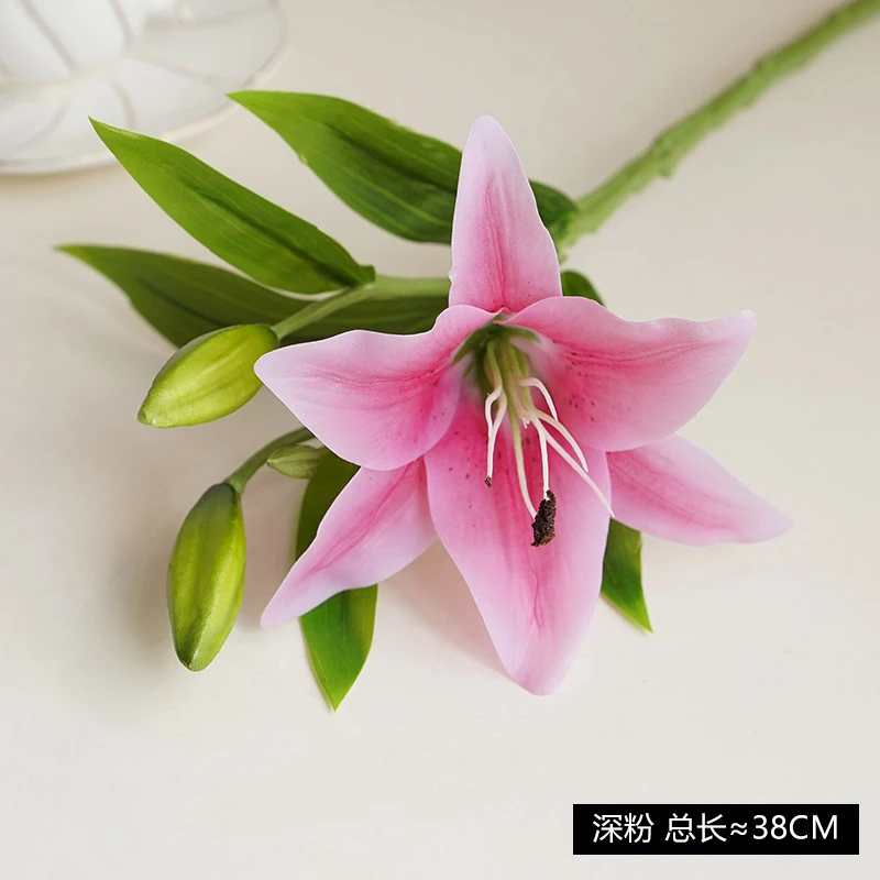 Artificial green plants flowers Bonsai White yellow light pink lily false blossom Sagittarius, Robinia pseudoacacia: Gold