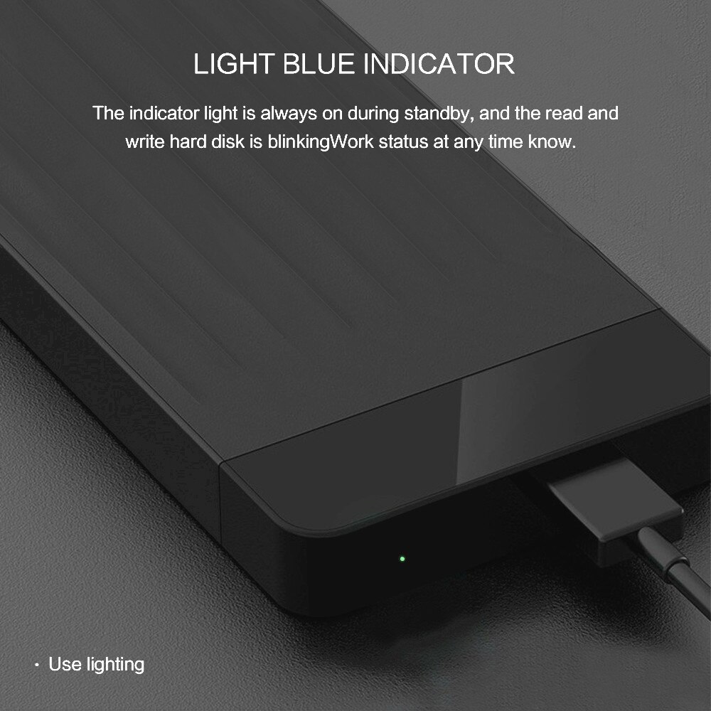 2.5 SATA to USB 3.0 Adapter USB3.0 Mobile Hard Disk Box Hard Drive Enclosure for SSD Hard Disk Box External Enclosure