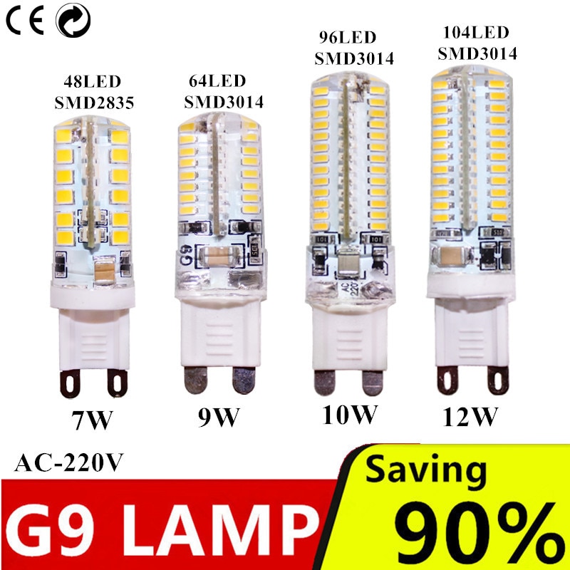 G9 led 7W 9W 10W 12W AC220V 240V G9 led lamp Led lamp SMD 2835 3014 LED g9 licht Vervangen 30/40W halogeen lamp