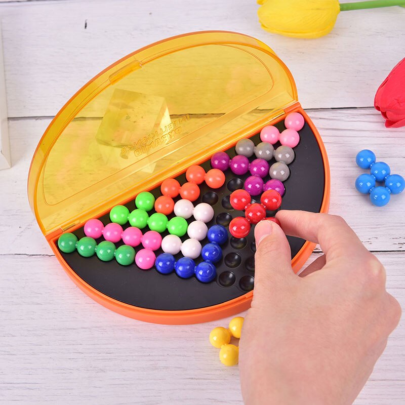 3D Puzzle logique esprit jeu 178 défis pyramide plaque jouet perles développement intellectuel jeu éducatif enfants jouets IQ perle