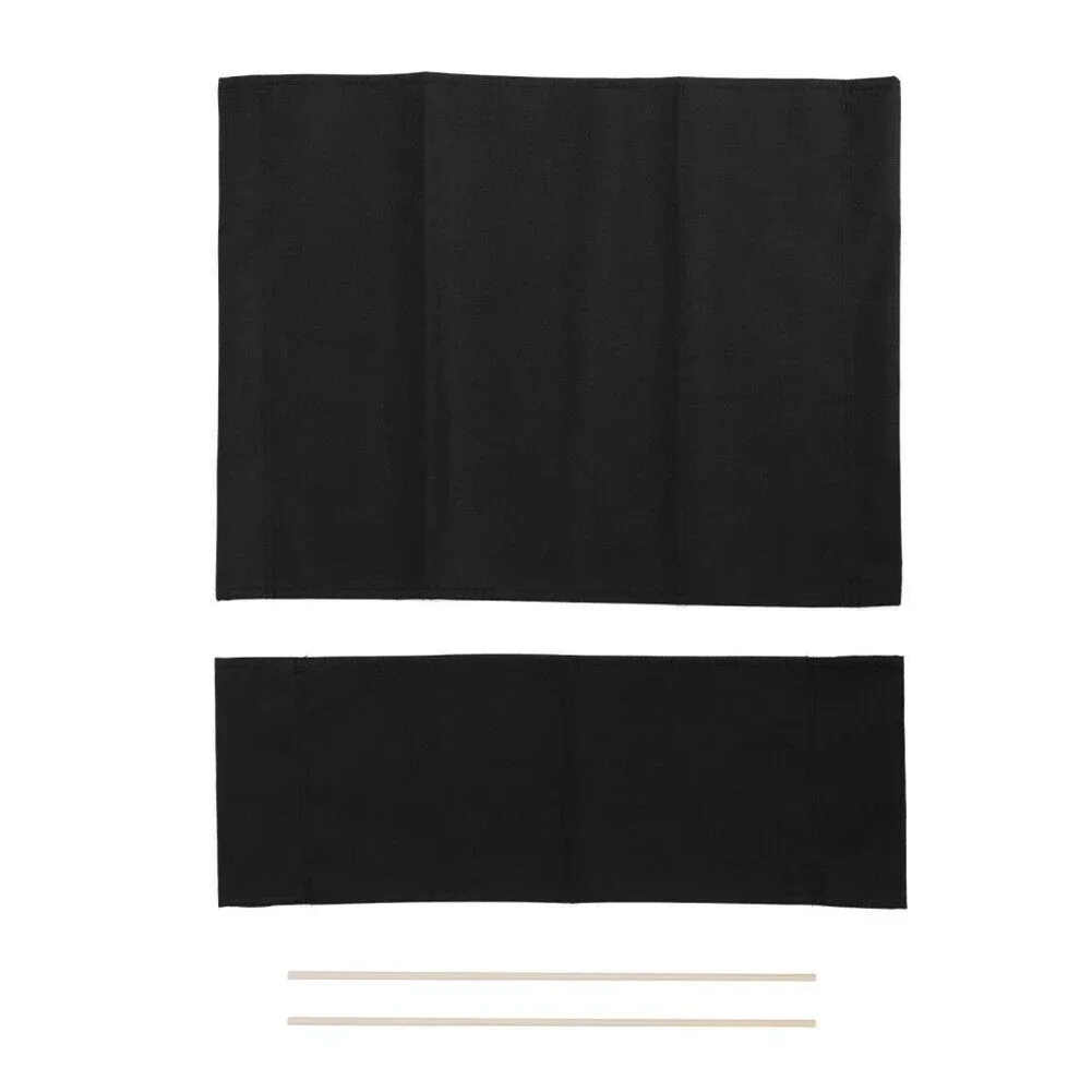 Kit de fundas de asiento de silla lavables, reemplazo de asiento de silla de Director, cubierta de lona con palo, accesorios para acampar al aire libre, pesca funda sillas jardín funda silla director fundas de asiento: Blanco