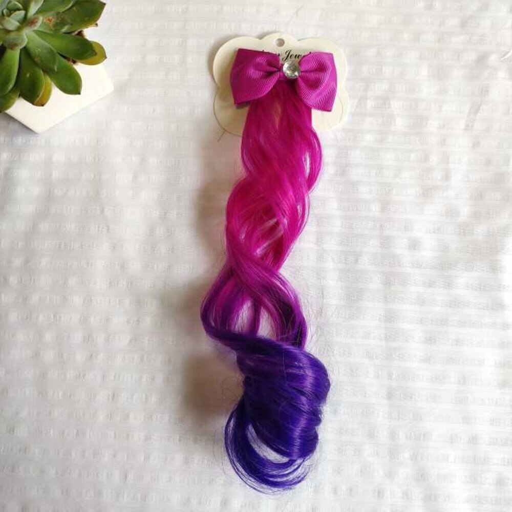 REAKIDS banda elástica para el cabello infantil accesorios para el cabello peluca infantil diadema para niñas cuerda trenzada tocado peluca chica problema de tarjeta