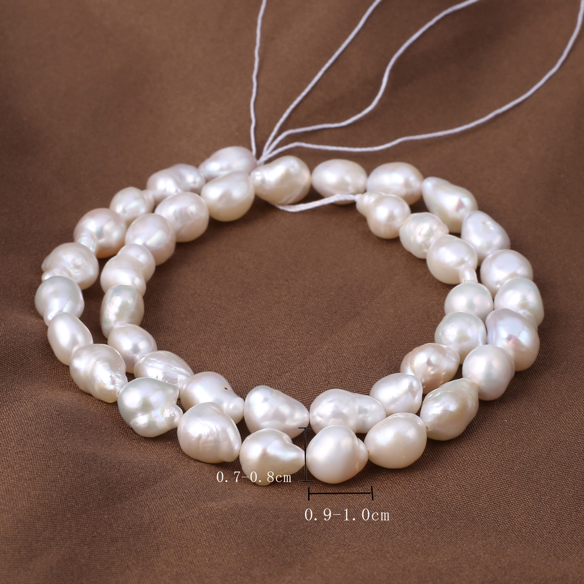 Natuurlijke Zoetwater Parel Kralen Kralen Witte Onregelmatige Ronde Vierkante Losse Spacer Kralen Voor Sieraden Maken Diy Kettingen: Hot Pink