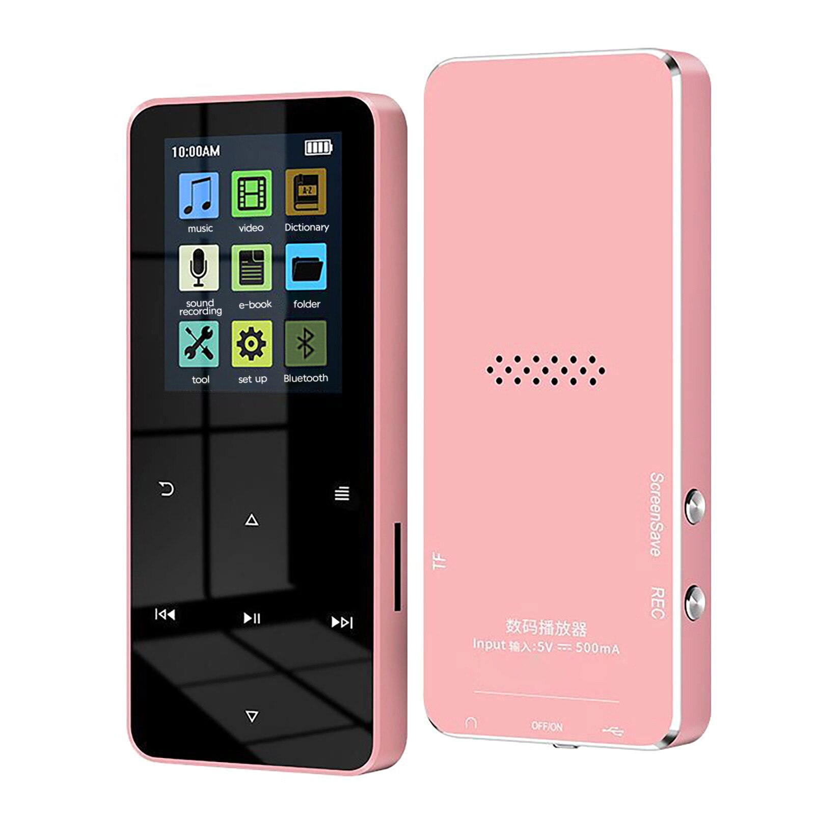 Video- und sprachunterstützung,  mp3 , e-book-reader, lautsprecher, kartenrekorder, bildschirm, musikplayer mit 1.8 -zoll-tf- , mp3  mp4 mp3/mp4