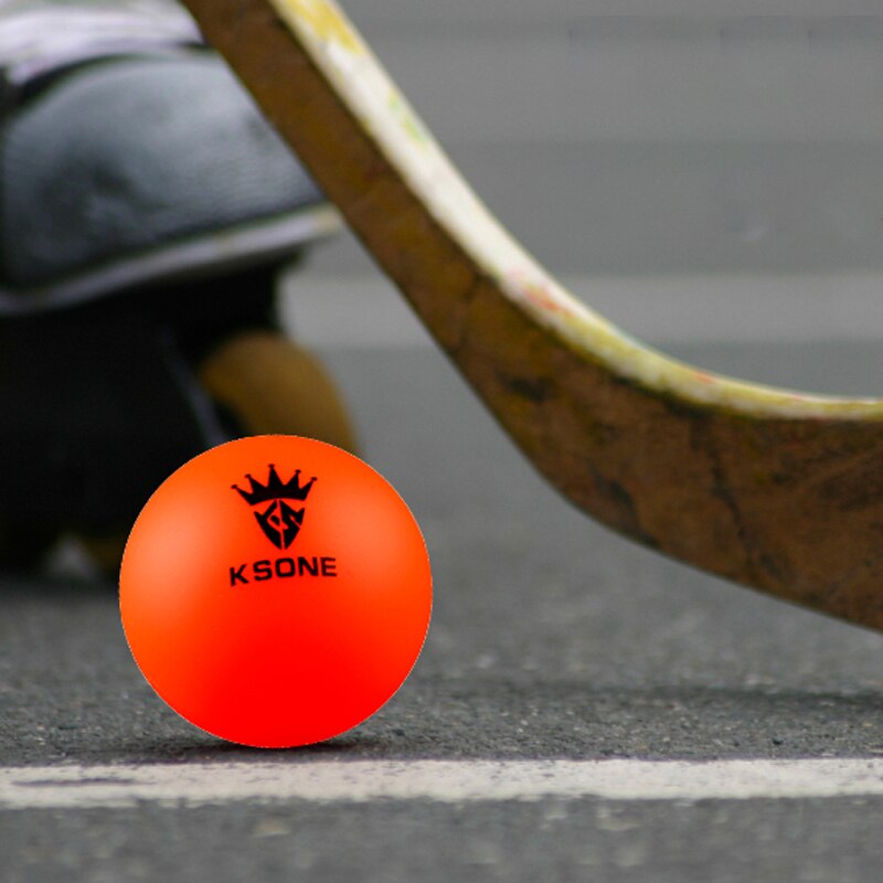 Rulle road hockey runde no-rebound bold street ishockey træning praksis orange farve hockey puck