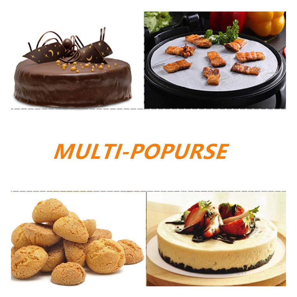 100Pcs 7/8/9 Inch Ronde Bakpapier Cirkel Cake Pan Liners Perkament Papier Bbq Non-stick Bakken tool