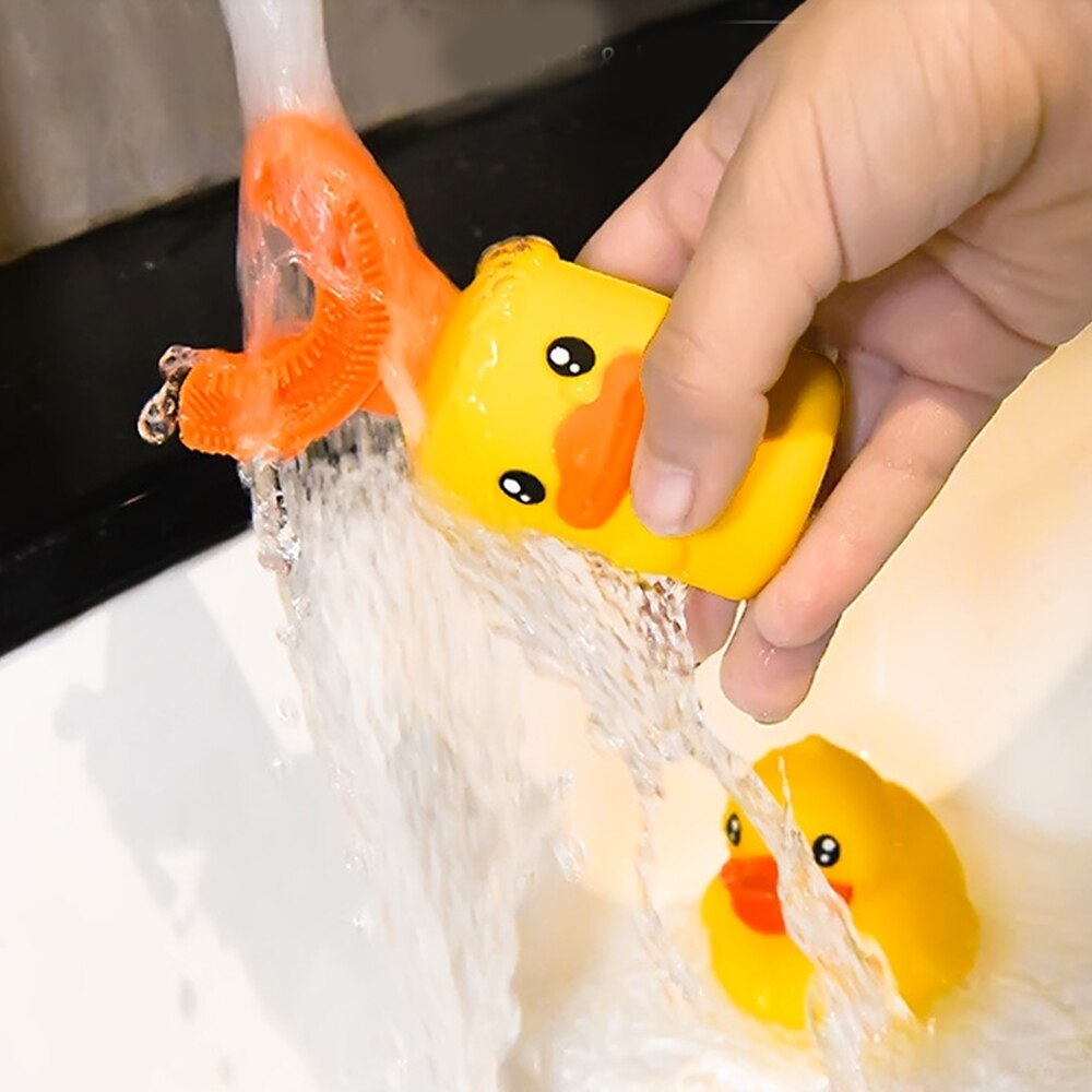 Neue Heiße freundlicher Elektrische Zahnbürste Nette Gelbe Ente U-förmigen Karikatur aufbringen Zähne für freundlicher mit Weichen Ersatz Kopf