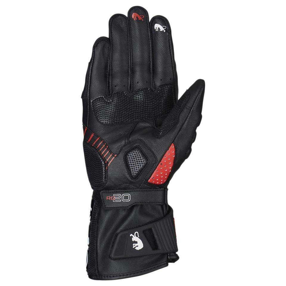 Furygan – gants de moto en cuir pour moto AFS 20, gants d'équitation respirants à porter, gants longs de chevalier en Fiber de carbone pour Protection contre les chutes