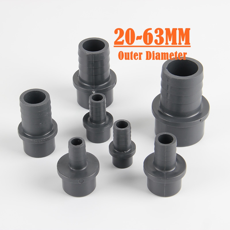 PVC Pagoda Connector Garden Irrigation Pipe Soft Hose Adapter PVC Hose Fittings Aquarium Joint Accessories