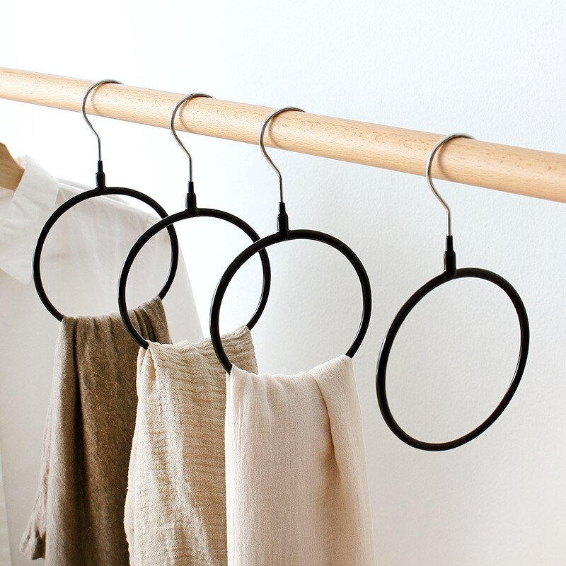 Suporte de chales com gancho para lenço, organizador de lenços e cachecol, rack de armazenamento antiderrapante para guarda-roupa doméstica. peças
