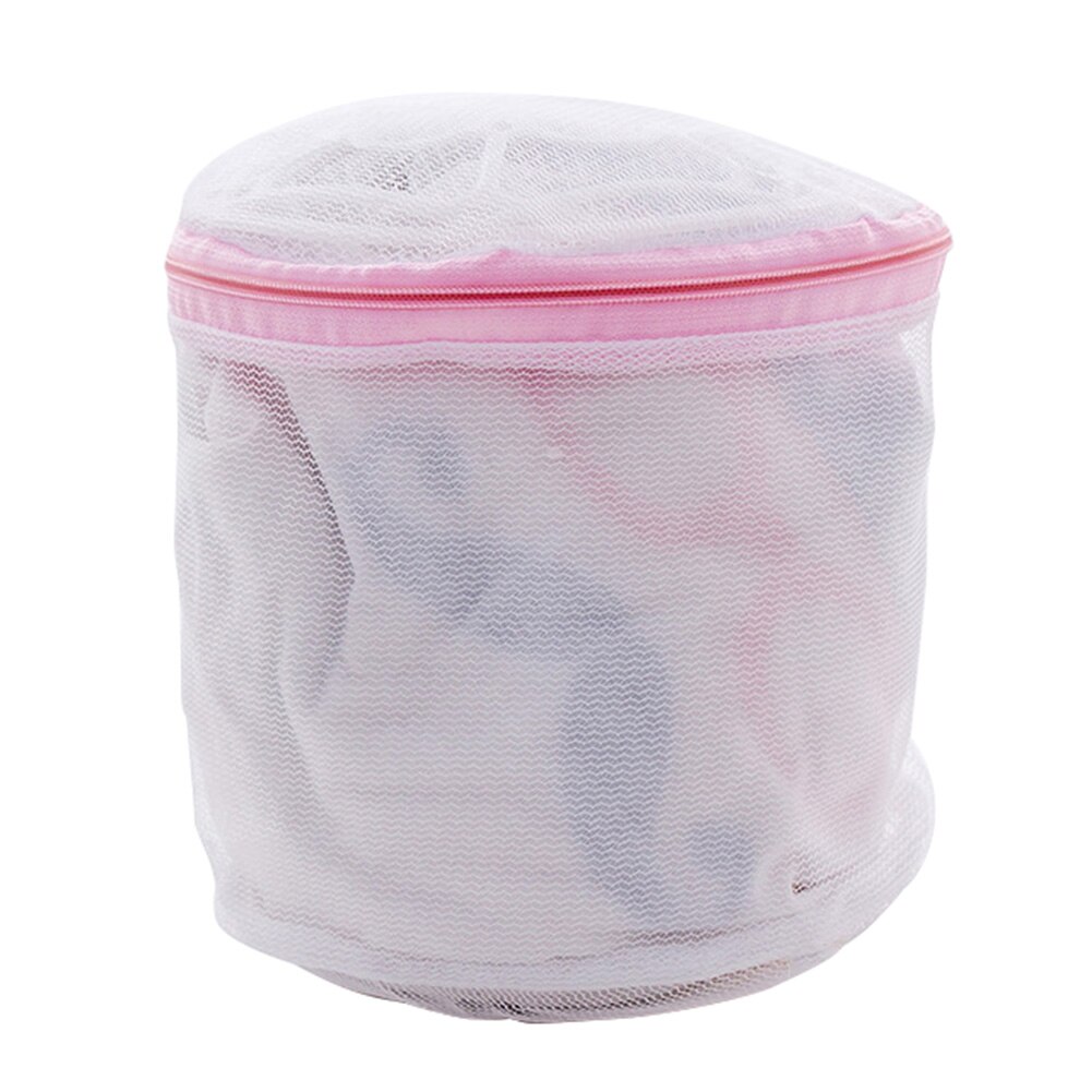 Bh beschermende waszak bedrukt/effen kleur opvouwbare waszak ondergoed opbergzak waszakken msu 88: 6 stuks pure kleur