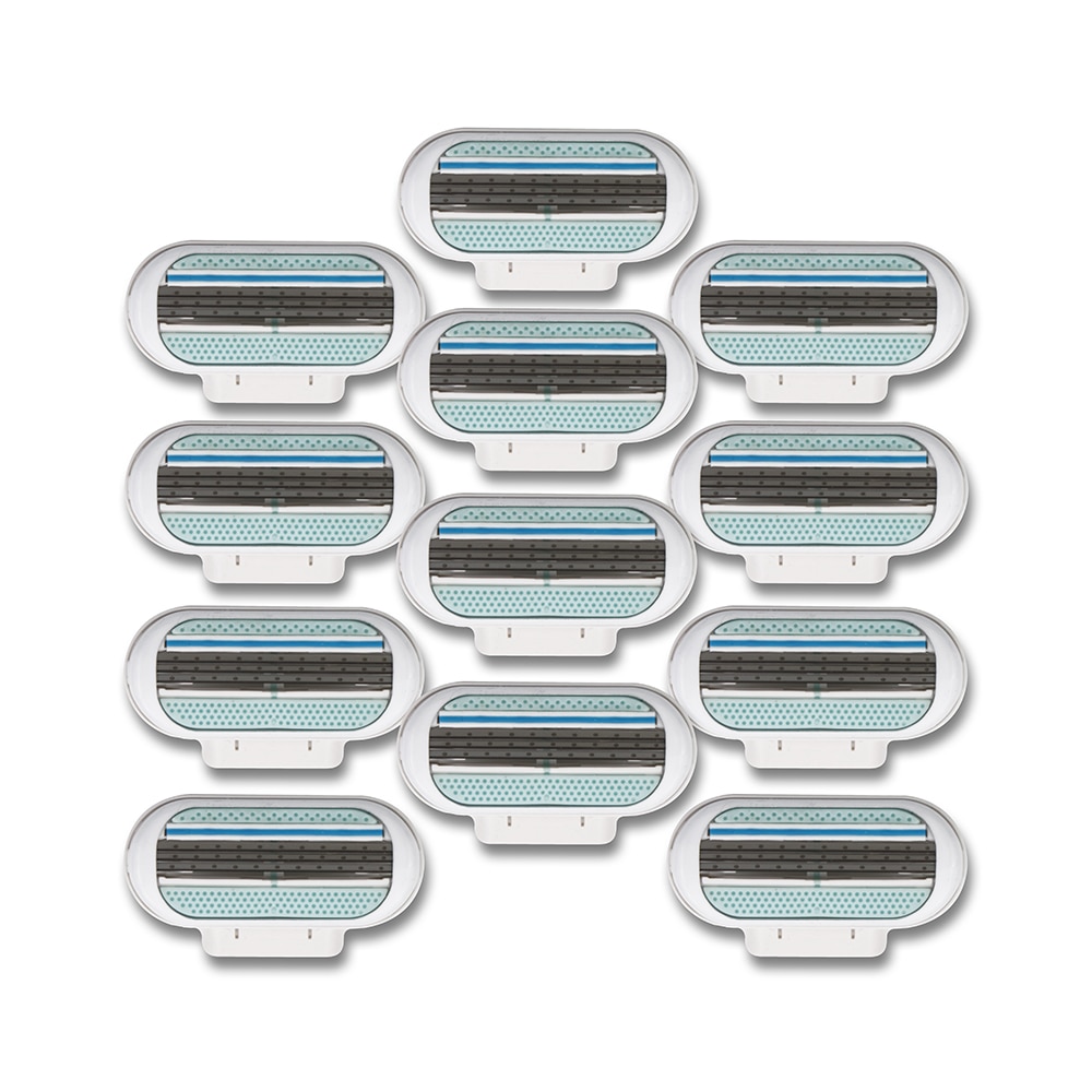 Dames drielaags scheermes roze, dames ontharingsmes / okselhaar scheerapparaat / gezichtsscheerapparaat / bikinilijn scheerapparaat