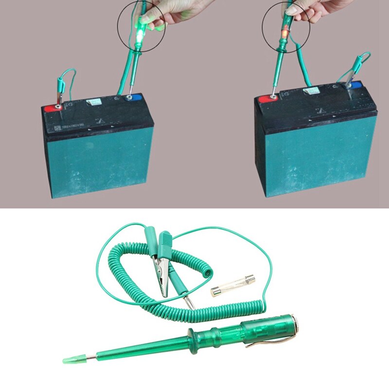Voor Auto Light Circuit Tester Lamp Voltageuniversal Voltage Tester Dc 6-24V Test Probe Auto Zekering gereedschap Voltage Test Pen