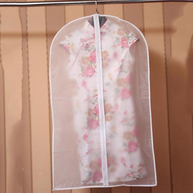 Transparent dust cover clothes storage bag closet wardrobe hanging organizer Suit Bag Moth Proof Garment Bags Home organizer