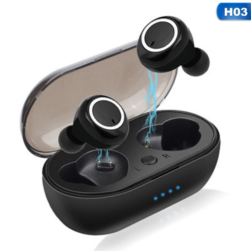 GT1 TWS Fingerprint Touch Bluetooth Earphones, HD Stereo Wireless Headphones,Noise Cancelling Gaming Headset: 3