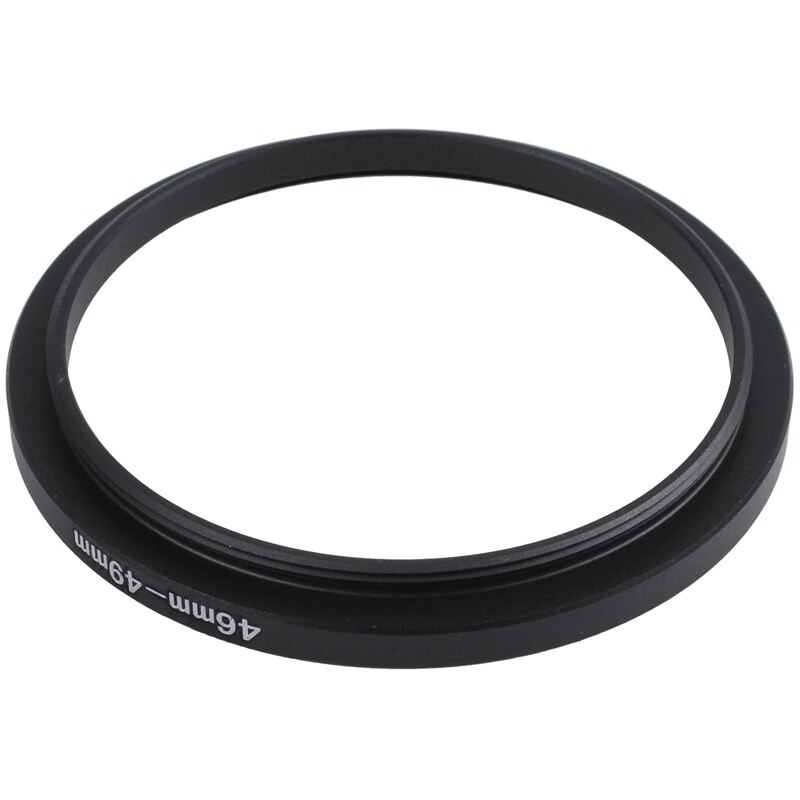 2Pcs 43Mm To 49Mm/46Mm To 49Mm Camera Filter Lens 46Mm-49Mm Step Up Ring Adapter