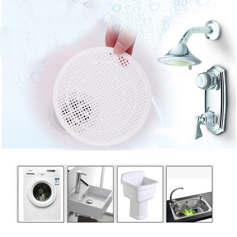 Cutable Drain Hair Catcher Stopper Laundry Bathtub Shower Drain Hole Filter Trap Sink Strainer Bathroom Kitchen Accessories