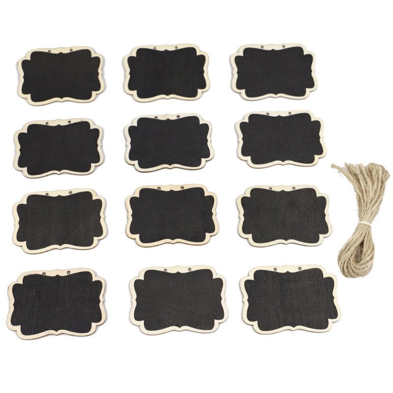 Étiquettes Autocollantes Tableau Noir - 24 Stickers Réutilisables - Neuf