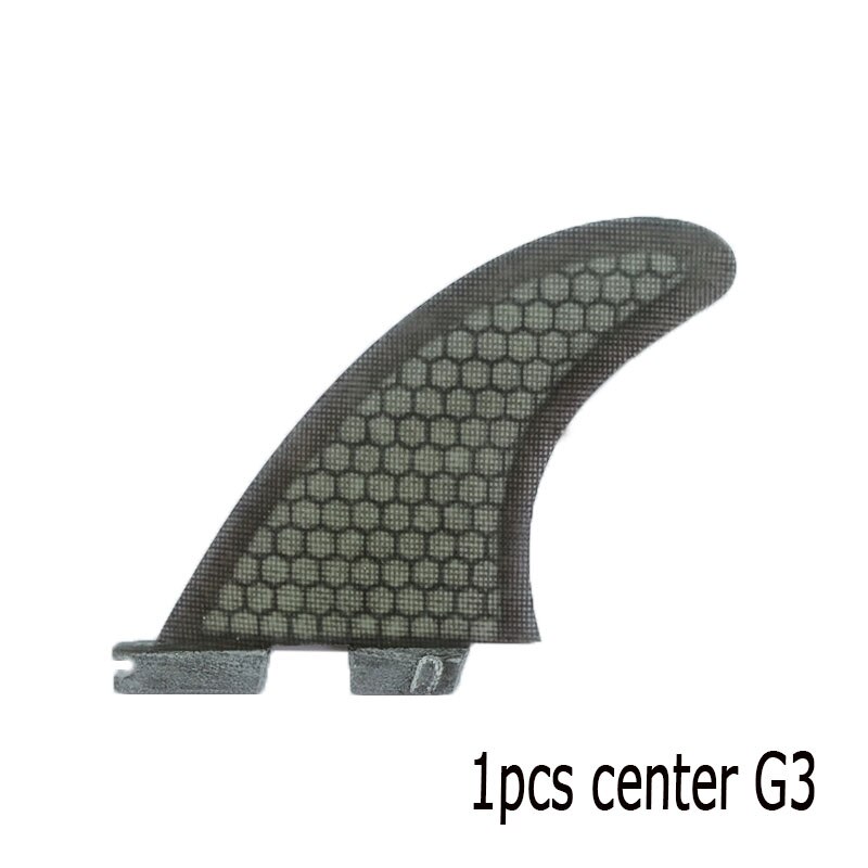 BiLong FCS II Surfboard tail rudder fin fiber single center tail fin carbonfiber SURF FINS surfboard fin sup surfing: 1 center  fin Gray
