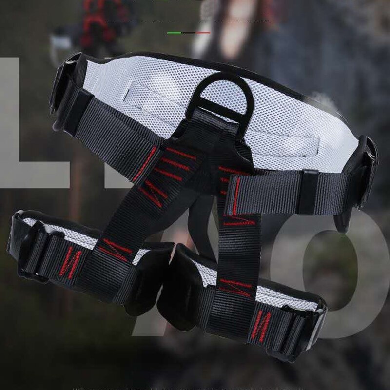 -Tree Climbing Gear Adjustable Thickness Climbing Harness Half Body Harnesses for Fire Rescuing Caving Rock Climbing