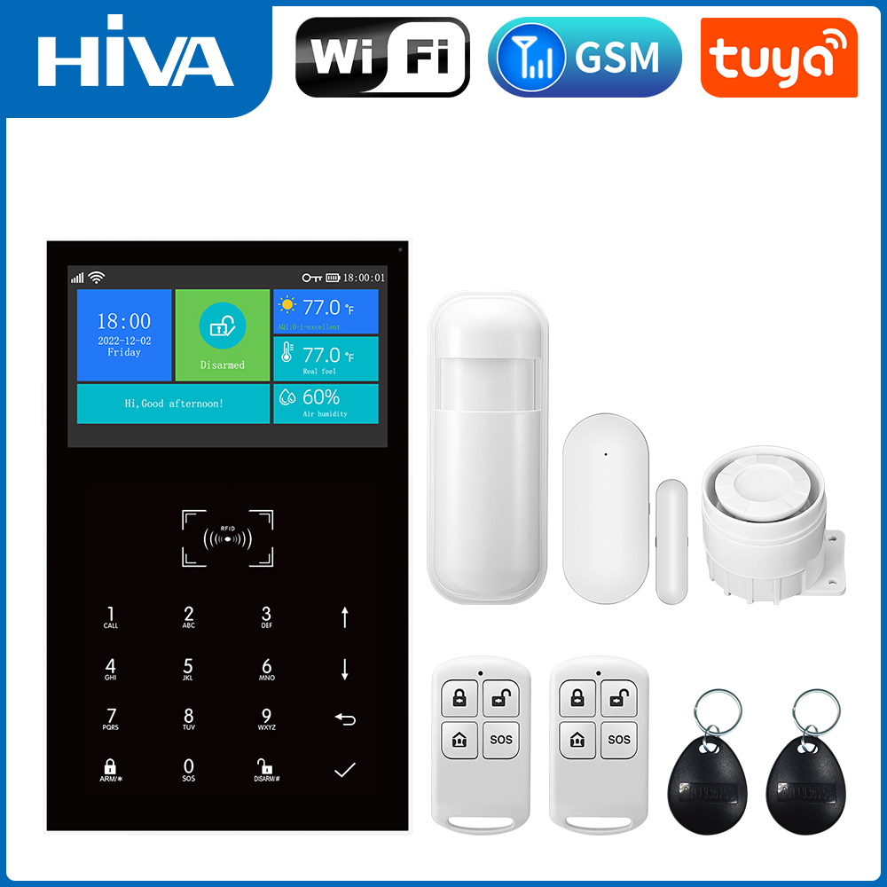 4G Wifi Draadloos Alarmsysteem Tuya Smart Home Kindveiligheid Thuis Antidiefstalsysteem Smart Life App Controle Werkt met ALexa PG-109