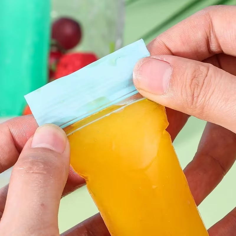 50-200 Uds. Bolsas transparentes para paletas de hielo, bolsas desechables para paletas DIY, helado, yogur, de verano, molde de tubo de hielo, herramientas de cocina