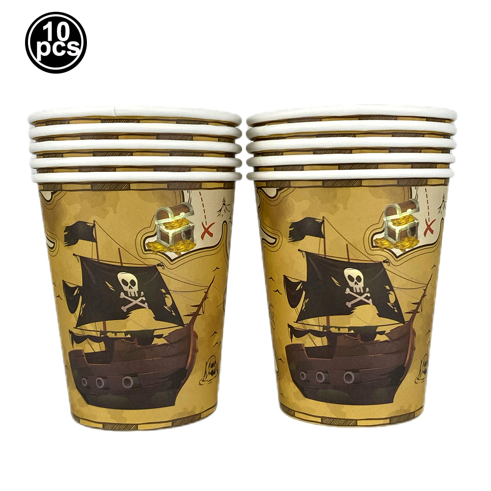 Mantel de pirata, mantel con mapa del tesoro, cubiertas de mesa desechables de plástico, decoración de de cumpleaños con tema náutico pirata: Gris oscuro