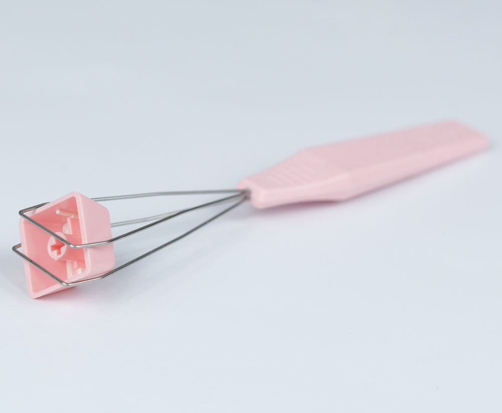 Steel Wire Keyboard Keycap Puller Key Cap Plastic Handle Keypull Remover With Unloading Steel Cleaning Tool