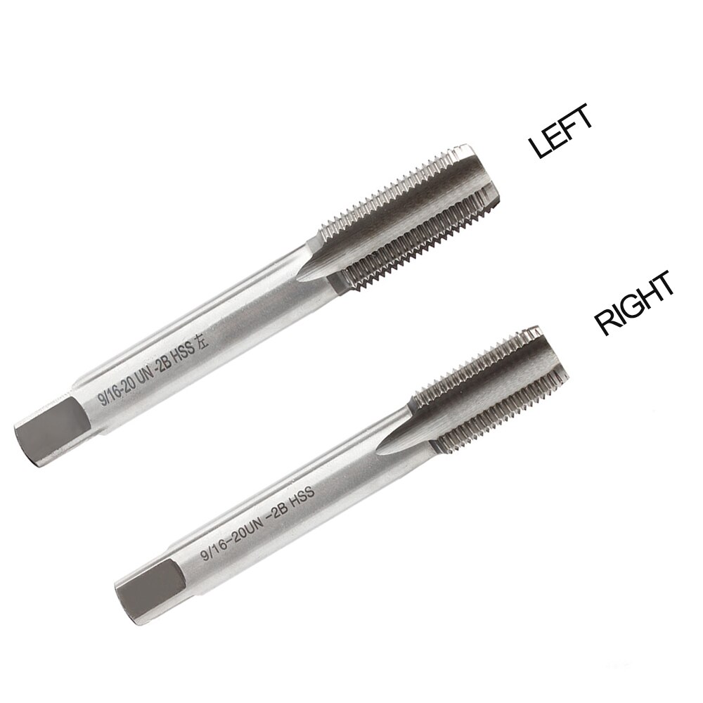 Bicycle Pedal Crank Tap Steel Thread Taps Left and Right Hand Set Bicycle Pedal Wire Attack Crank Tap Cycling Accesscies