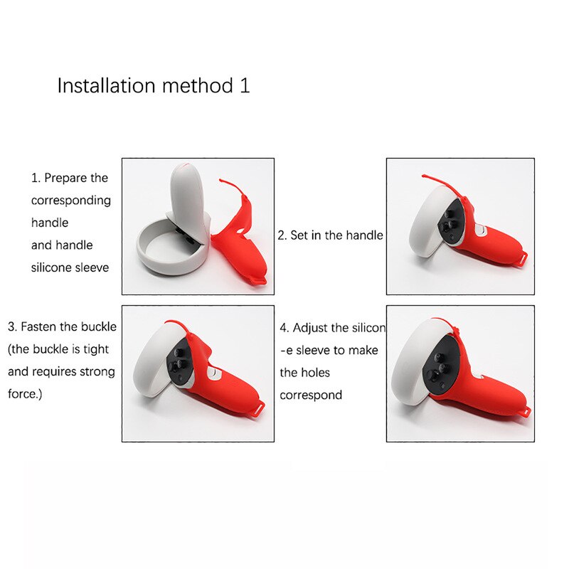 Vr Controller Grip Covers Voor Oculus Quest 2 Anti Beschermende Handvat Mouw Vr Handvat Cover Game Controller Grip