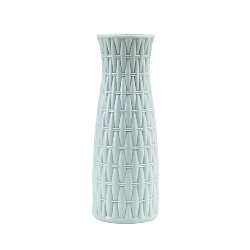 Plastic Vase Plastic vase Nordic Style Geometric Origami Flowers Vases Portable Unique Flower Arrangement Container Home Decor: 7A
