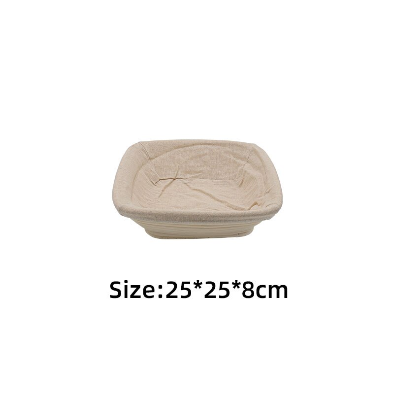 baking accessories rattan basket patisserie outils accessoires cesta mimbre panier rangement osier bread tools wicker pastry: 25X25X8