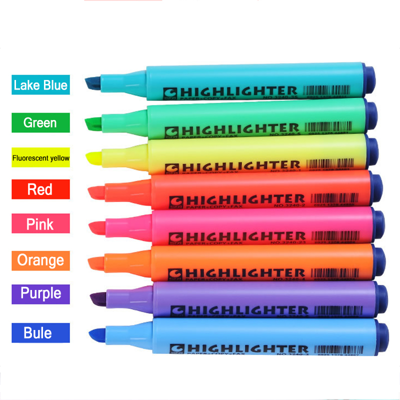 copy Marker high light pens red pink yellow promarkers fluorescent Sketch Markers Brush Pen Draw Manga Animation Art Supplies