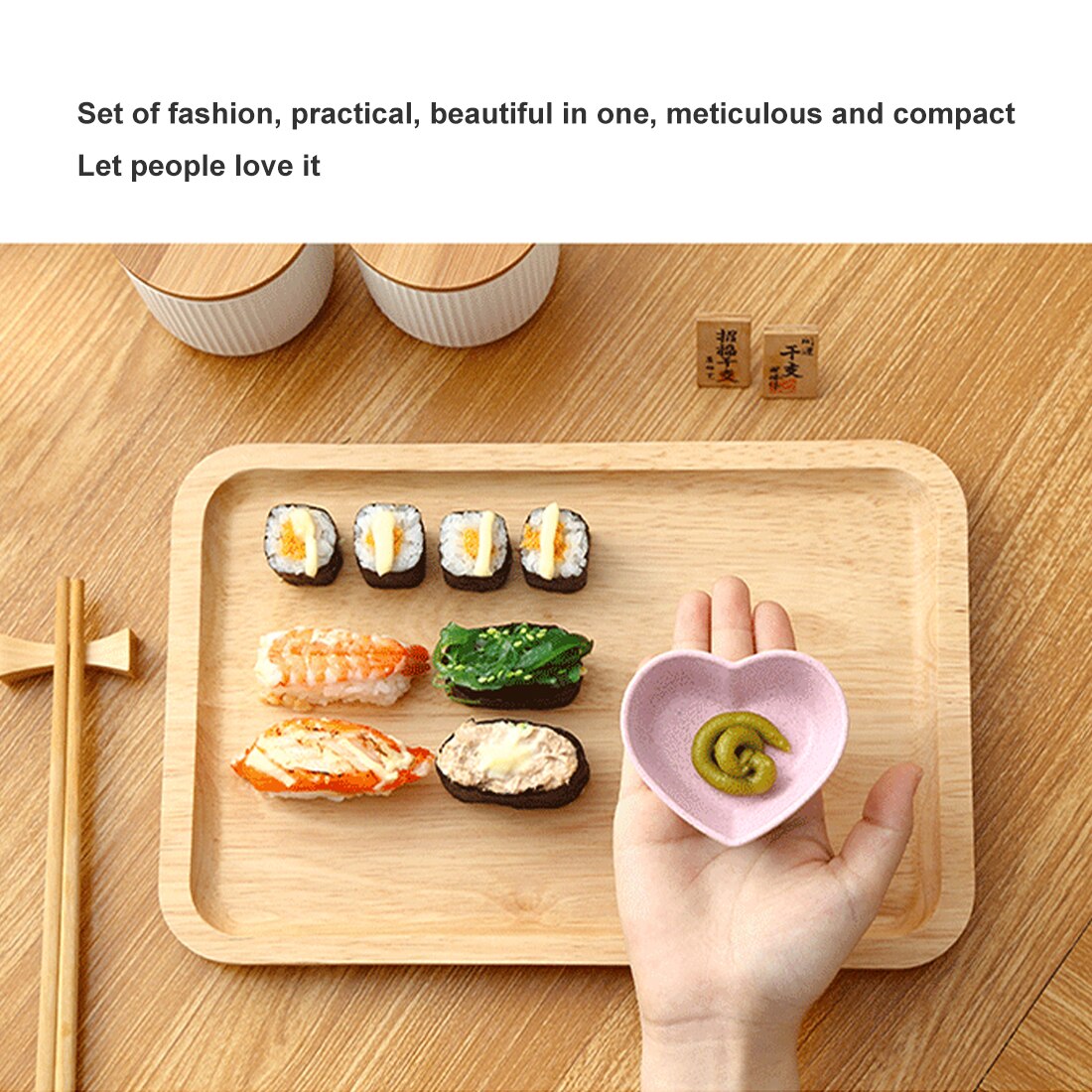Tableware Bowl Heart Shape Lightweight Seasoning Bowl Food Sauce Kitchen Accessories Dish Appetizer Plates for Kitchen tools