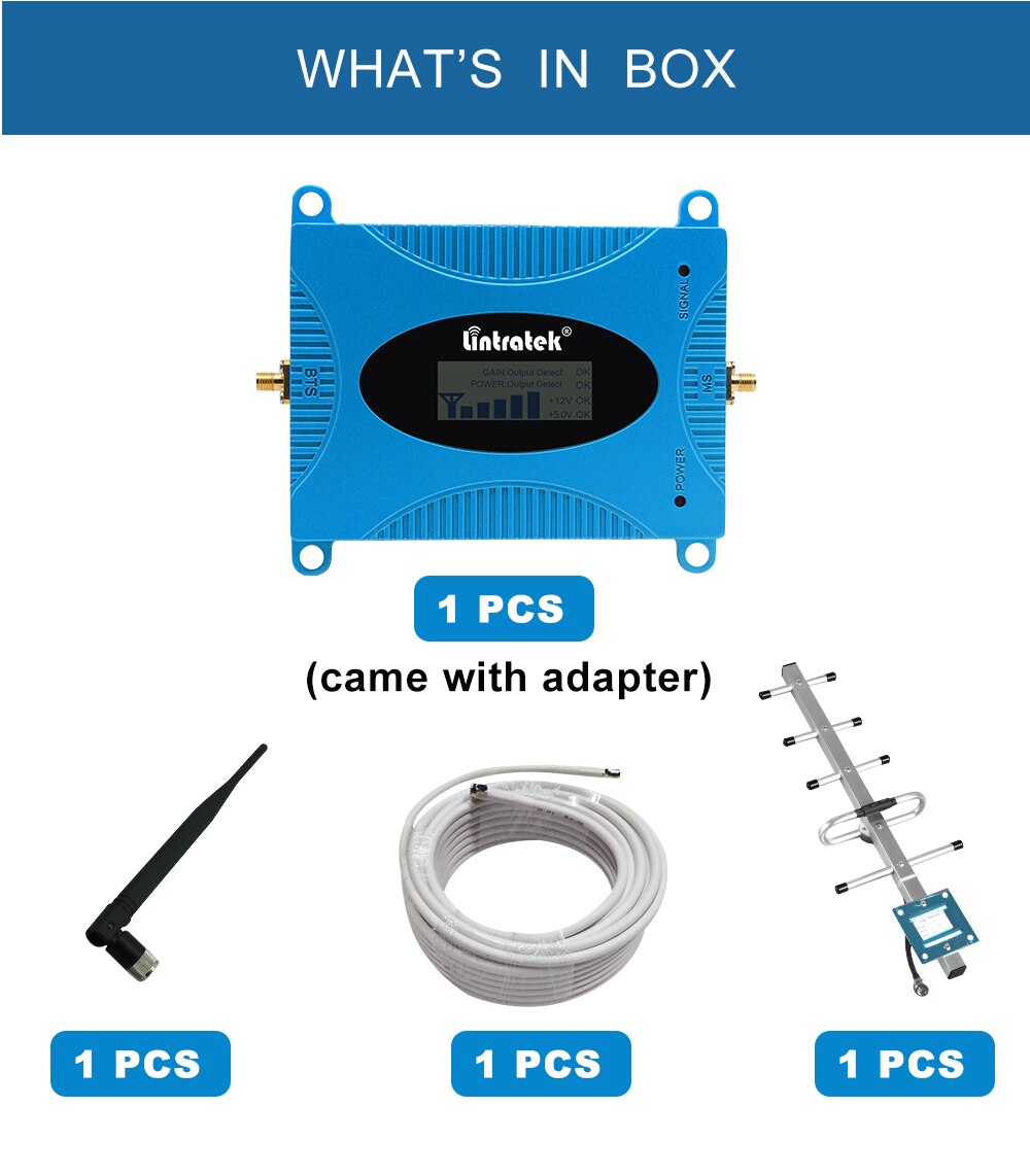 Lintratek Celular Signal Booster 850 mhz Mini 2G/3G Verstärker Bausatz Band 5 repetidor CDMA praktisch Signal Amplificador 850 mhz S45