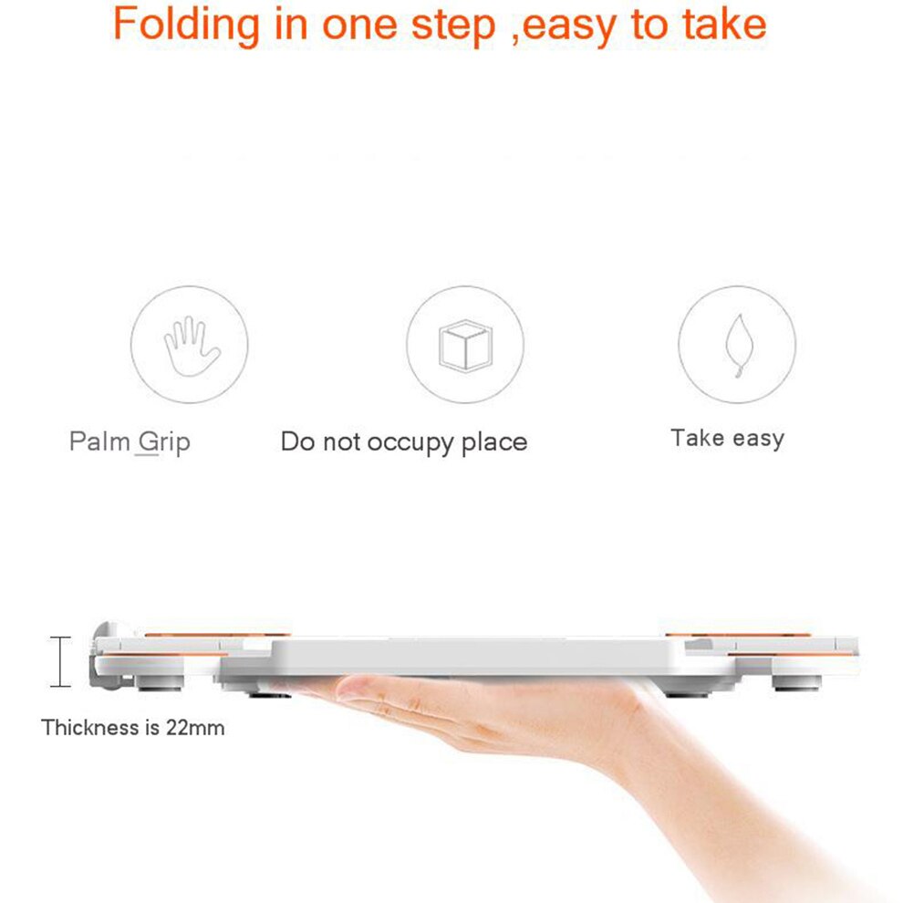 Jelly Comb Cooler Laptop Stand 8 Heights Adjustable Laptop Holder Heat Dissipation Stand Desktop Folding Portable Notebook Stand