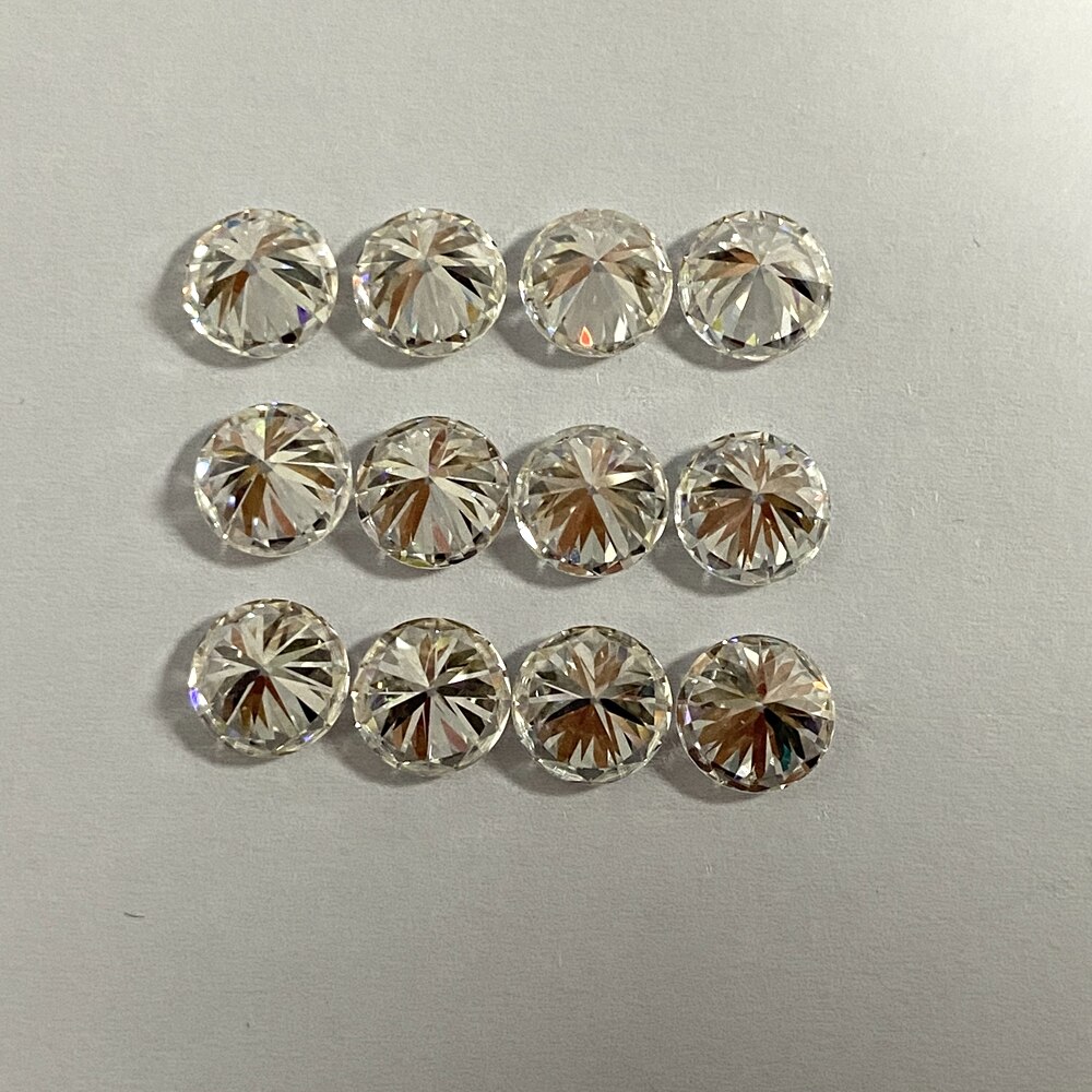 6.0 Def Ronde Witte Moissanite Steen Losse Diamant 0.8 Karaat