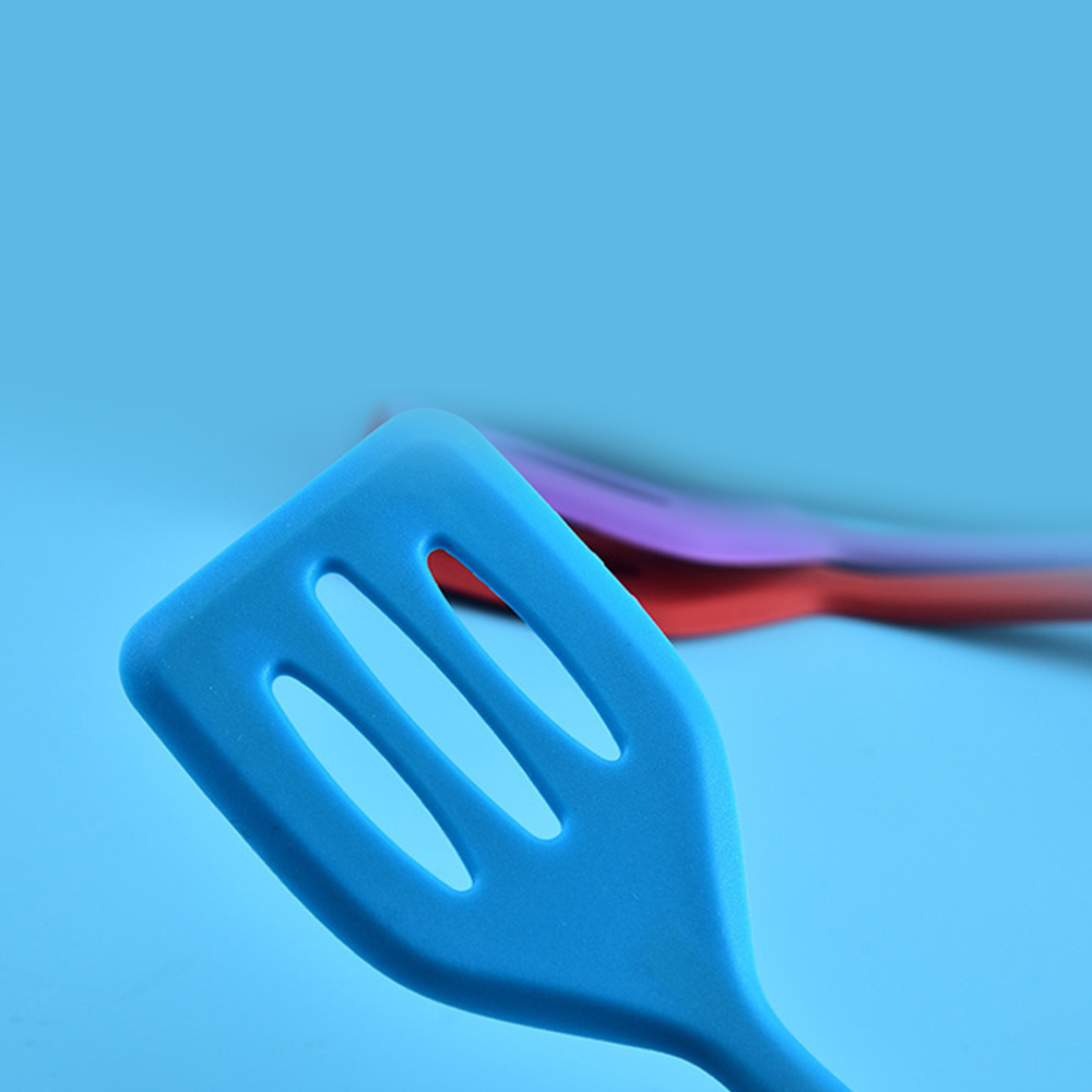 Espátula pequeña de silicona para cocinar en el hogar, espátula para freír, espátula para carne, espátula para panqueques, herramientas de cocina, 1 ud.